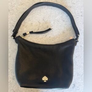 Kate Spade New York Leroy Street Vivienne 2-in-1 Satchel & Crossbody Black Bag